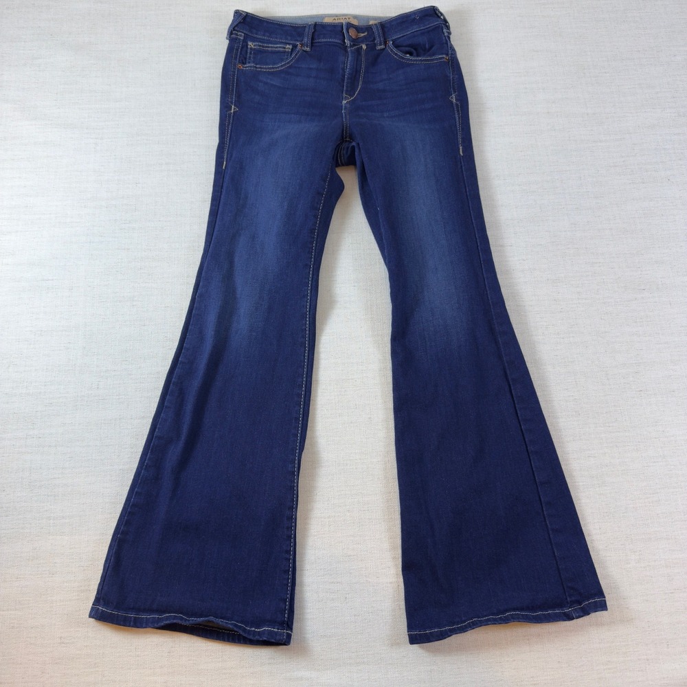 Ariat R.E.A.L. Denim Dark Wash Flare Leg Jeans Womens 28S Mid Rise Stretch